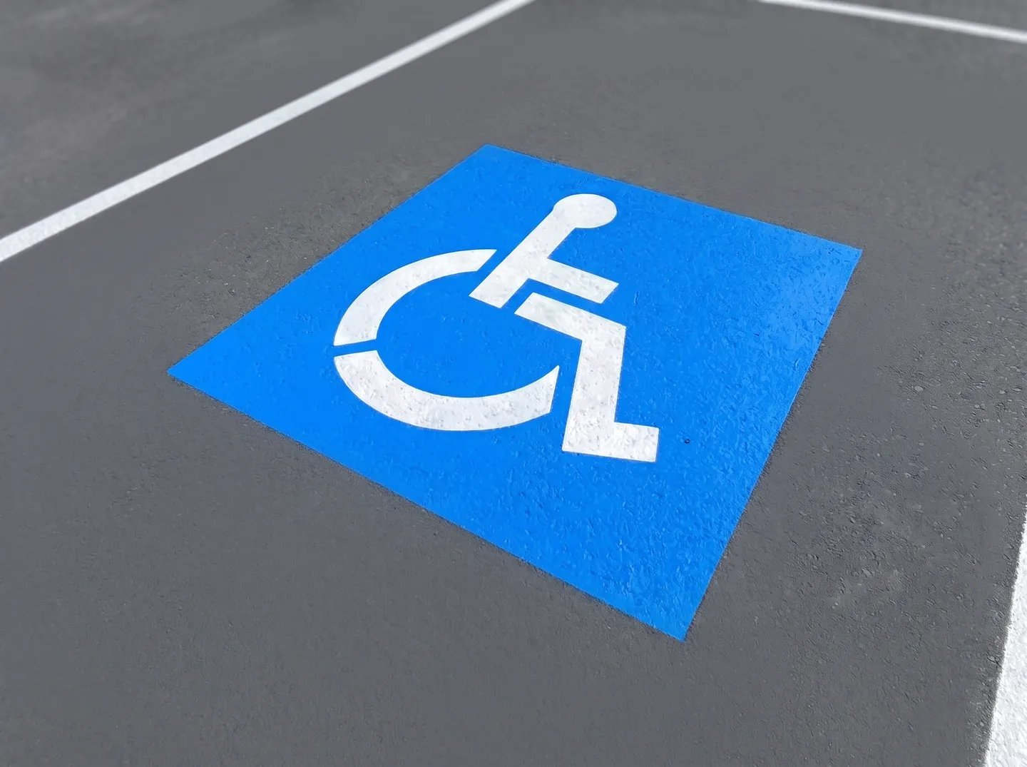 ADA accessible parking stall dimensions